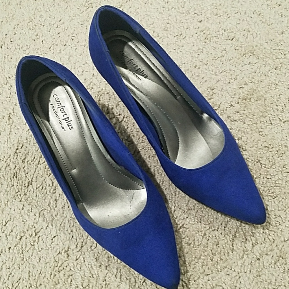 Royal blue heels
